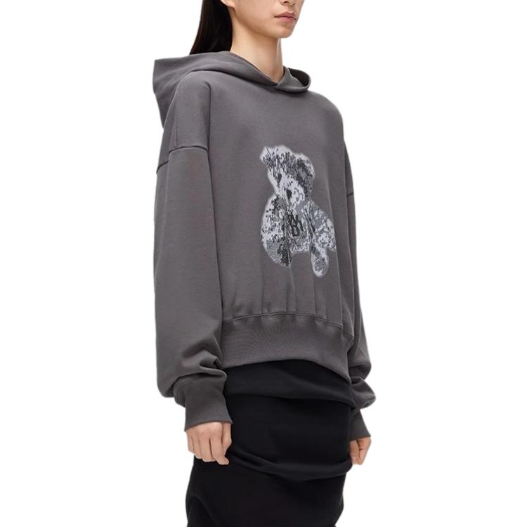 WE11DONE SS23 Pixel Teddy Cartoon Carbon Gift Box Hoodie Unisex WD-TH1-23-994-U-CH 圖 5