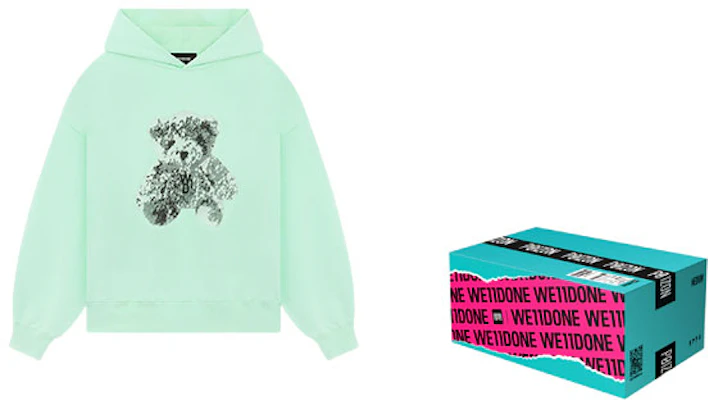 WE11DONE SS23 ピクセルテディカートゥーングリーンプルオーバースウェット男女兼用 WD-TH1-23-994-U-EM Purchase WE11DONE SS23 ピクセルテディカートゥーングリーンプルオーバースウェット男女兼用 WD-TH1-23-994-U-EM