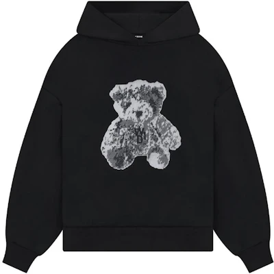 WE11DONE SS23 像素泰迪熊黑色男女款衛衣 WD-TH1-23-994-U-BK Order WE11DONE SS23 像素泰迪熊黑色男女款衛衣 WD-TH1-23-994-U-BK