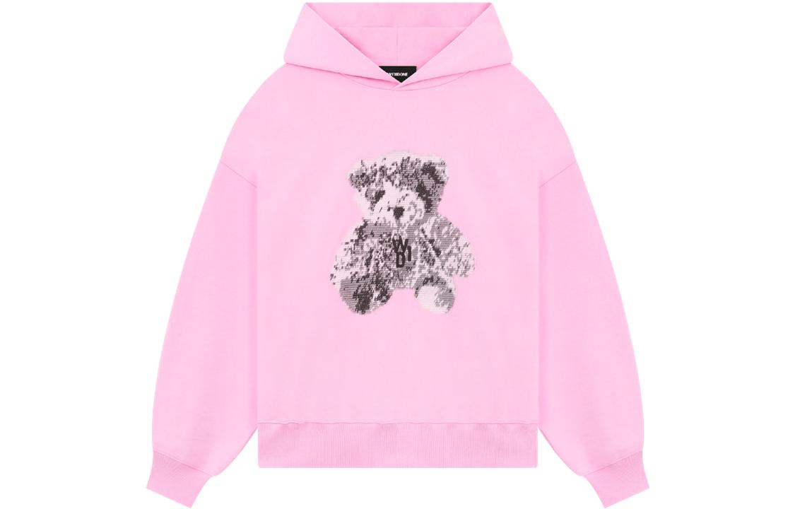 WE11DONE SS23 Pixel Teddy Unisex Pullover Hoodie WD-TH1-23-994-U-LP 圖 2