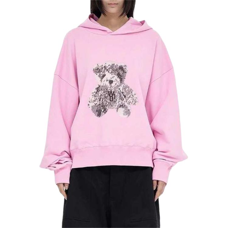 WE11DONE SS23 Pixel Teddy Unisex Pullover Hoodie WD-TH1-23-994-U-LP 圖 4