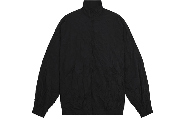 WE11DONE SS23 Solid Color Oversized Zip Jacket Black Unisex WD-JP1-23-281-U-BK