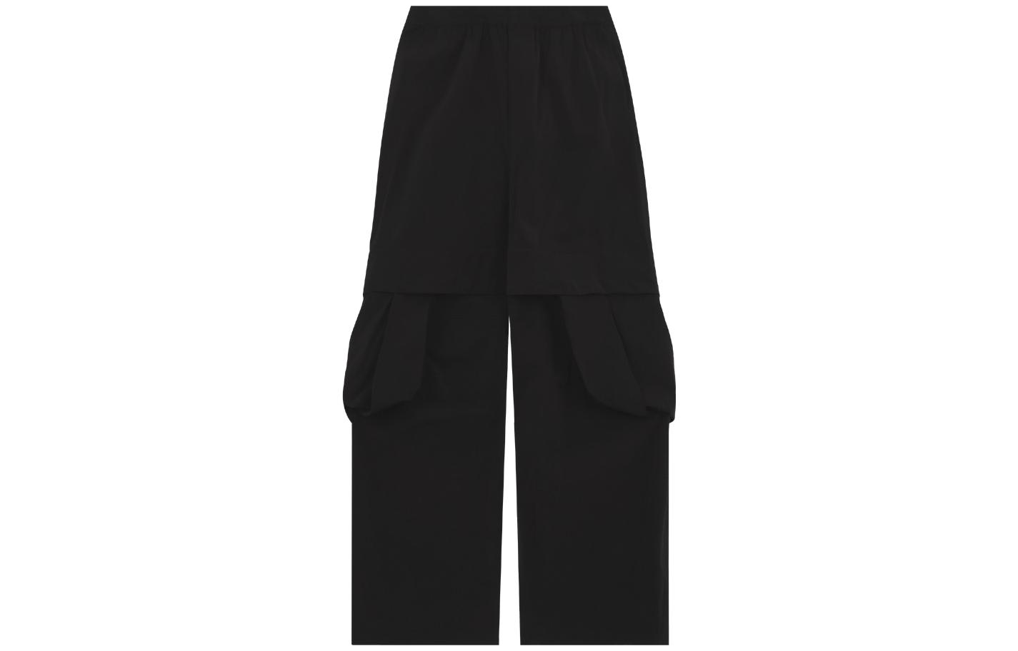 WE11DONE SS23 Stitch Pocket Elastic Waist Casual Pants Unisex. WD-PT1-23-106-U-BK