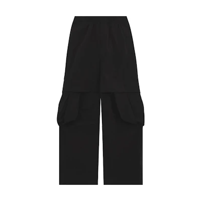 WE11DONE SS23 Stitch Pocket Elastic Waist Casual Pants Unisex. WD-PT1-23-106-U-BK