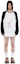 Shop WE11DONE SS23 테디베어 프린트 컬러블록 유니섹스 크루넥 스웨트셔츠 블랙. WD-TT1-23-869-U-BK