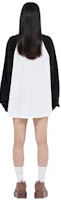 Details for WE11DONE SS23 泰迪熊印花拼色男女同款連帽衛衣 黑色 WD-TT1-23-869-U-BK