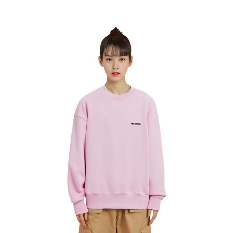 WE11DONE SS23 Unisex Pink Crewneck Long Sleeve Sweatshirt Gift Box Edition WD-TS1-23-795-U-LP 圖 3