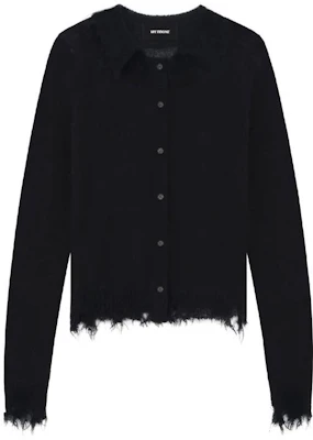 WE11DONE SS23 Suéter Unisex Negro de Manga Larga con Cuello Clásico. WD-KC1-23-658-U-BK Buy WE11DONE SS23 Suéter Unisex Negro de Manga Larga con Cuello Clásico. WD-KC1-23-658-U-BK