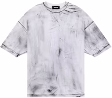 WE11DONE SS23 Unisex White Washed Logo Print T-Shirt. WD-TT1-23-874-U-WH WE11DONE SS23 Unisex White Washed Logo Print T-Shirt. WD-TT1-23-874-U-WH