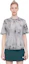 Lookbook WE11DONE SS23 ユニセックス ホワイト ロゴプリント Tシャツ. WD-TT1-23-874-U-WH