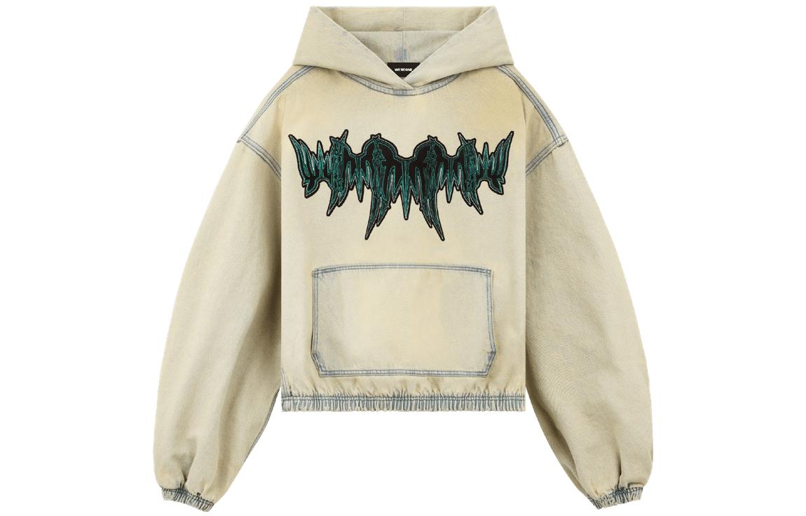 WE11DONE SS23 Washed Embroidered Oversized Hoodie Unisex Beige. WD-DJ1-23-356-U-BG 圖 2