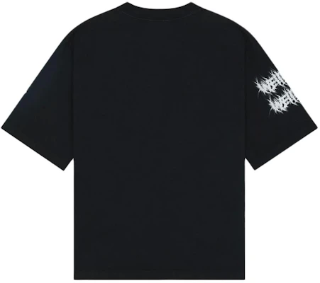 WE11DONE SS23 Washed Ribbed Oversized T-Shirt Unisex Black WD-TT3-23-748-U-BK Lookbook WE11DONE SS23 Washed Ribbed Oversized T-Shirt Unisex Black WD-TT3-23-748-U-BK