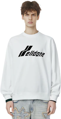 WE11DONE SS23 白色印花标志宽松版圆领卫衣 男女同款 WD-TS1-23-797-U-WH Lookbook WE11DONE SS23 白色印花标志宽松版圆领卫衣 男女同款 WD-TS1-23-797-U-WH