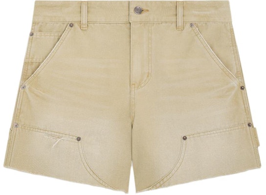 WE11DONE SS24 仿舊卡本特中腰牛仔短褲 米色 WD-DP0-24-380-M-BG Buy WE11DONE SS24 仿舊卡本特中腰牛仔短褲 米色 WD-DP0-24-380-M-BG