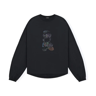 WE11DONE SS24 Bear Print Long Sleeve T-Shirt Unisex WD-TT0-24-775-U
