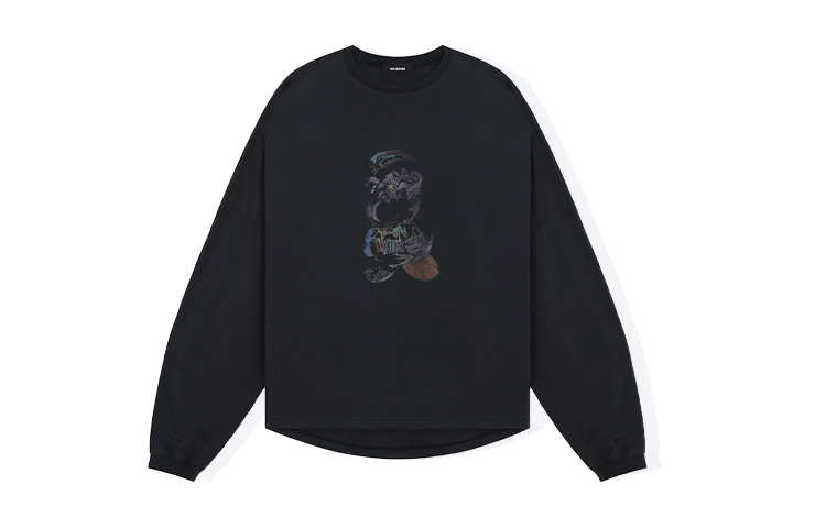 WE11DONE SS24 Bear Print Long Sleeve T-Shirt Unisex WD-TT0-24-775-U 圖 2