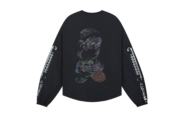 WE11DONE SS24 Bear Print Long Sleeve T-Shirt Unisex WD-TT0-24-775-U 圖 3