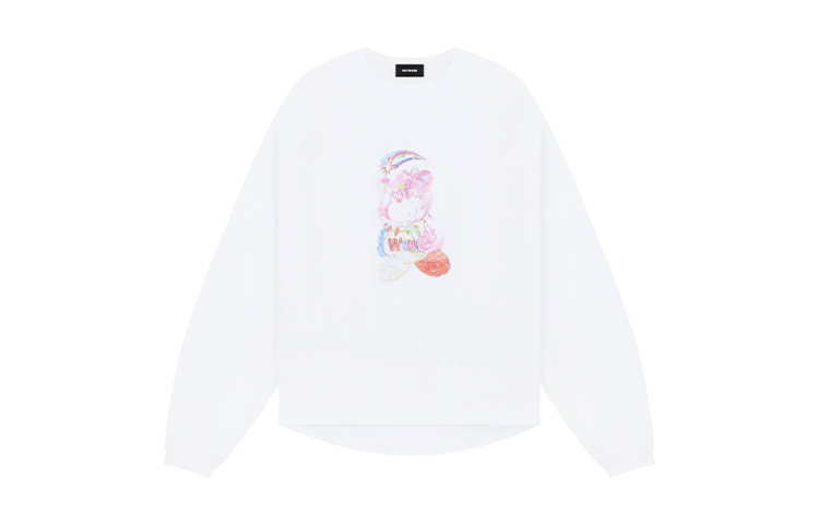 WE11DONE SS24 Bear Print Long Sleeve T-Shirt Unisex WD-TT0-24-775-U 圖 6