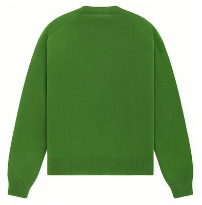 WE11DONE SS24 經典標誌款男女同款秋冬長袖圓領針織衫。 WD-KT0-24-605-U 4