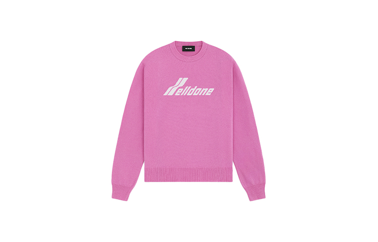 Order WE11DONE SS24 經典標誌款男女同款秋冬長袖圓領針織衫。 WD-KT0-24-605-U