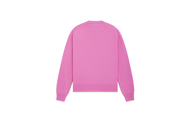 Lookbook WE11DONE SS24 經典標誌款男女同款秋冬長袖圓領針織衫。 WD-KT0-24-605-U