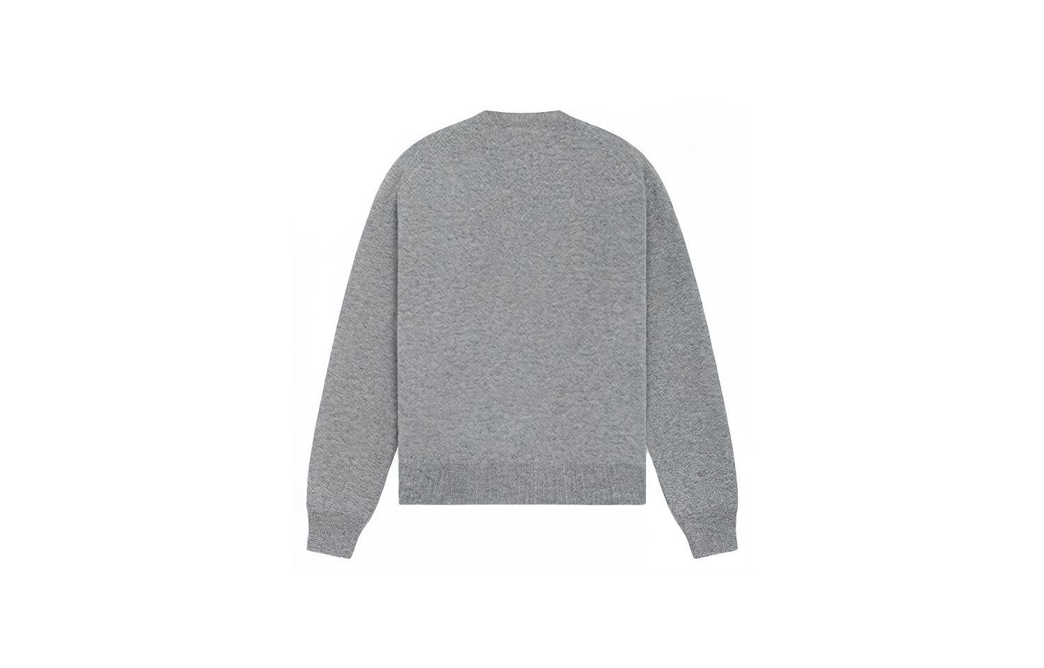 Sizing WE11DONE SS24 經典標誌款男女同款秋冬長袖圓領針織衫。 WD-KT0-24-605-U