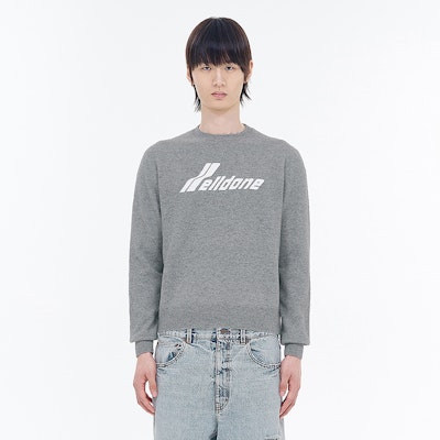 WE11DONE SS24 經典標誌款男女同款秋冬長袖圓領針織衫。 WD-KT0-24-605-U Cheap WE11DONE SS24 經典標誌款男女同款秋冬長袖圓領針織衫。 WD-KT0-24-605-U