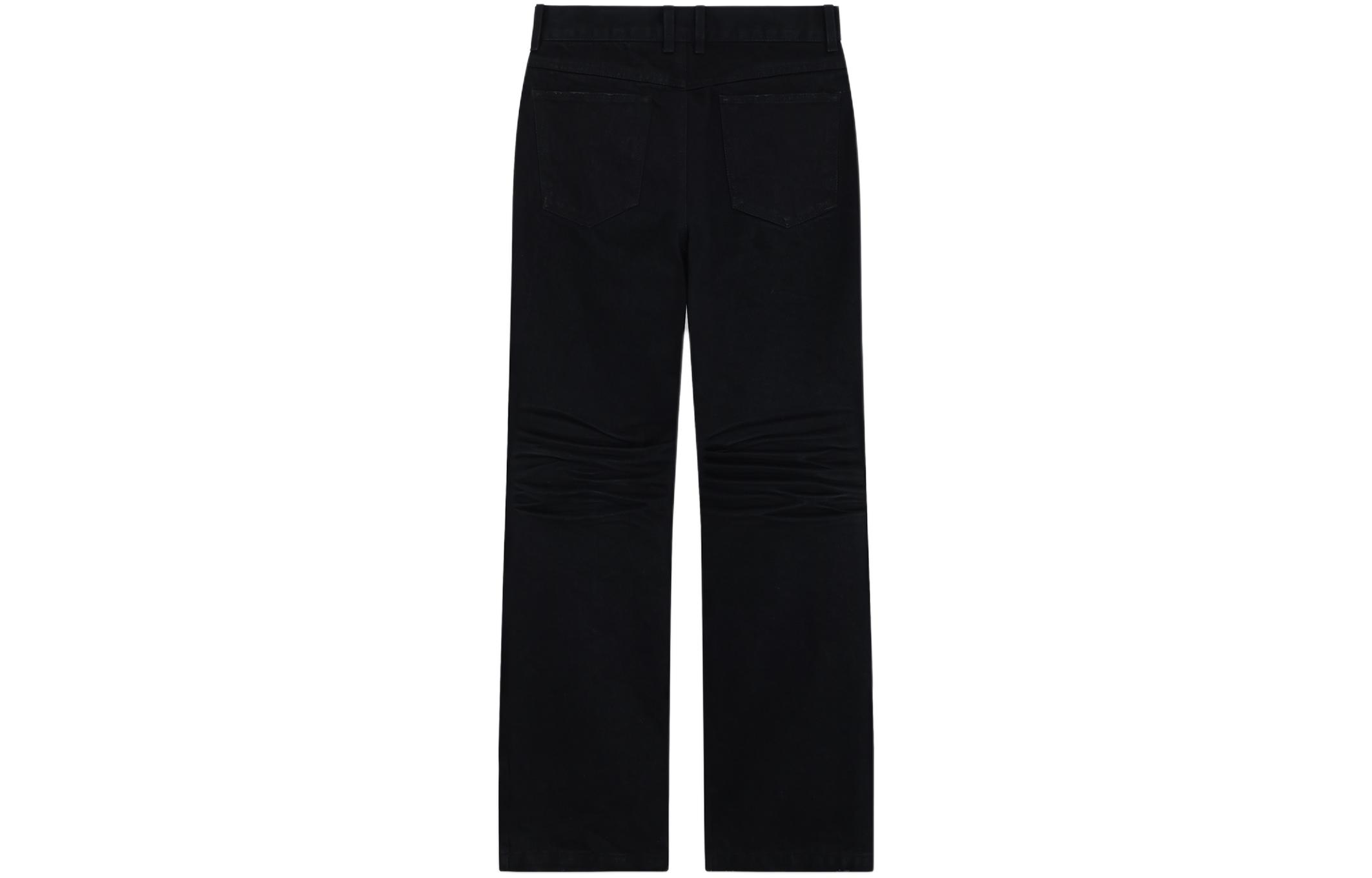 Lookbook WE11DONE SS24 Distressed Low Waist Zipper Jeans Men’s Black WD-DP0-24-329-M-BK