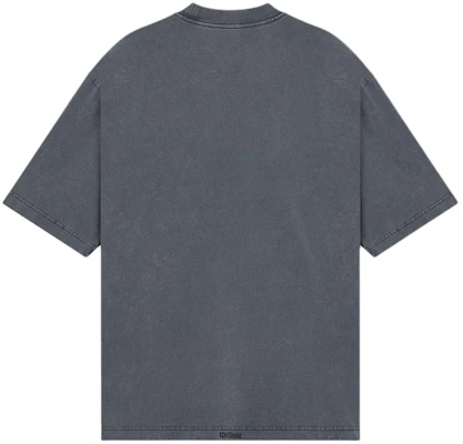 WE11DONE SS24 花卉印花罗纹圆领T恤 男女同款 - 炭灰色 WD-TT0-24-710-U-CH Lookbook WE11DONE SS24 花卉印花罗纹圆领T恤 男女同款 - 炭灰色 WD-TT0-24-710-U-CH