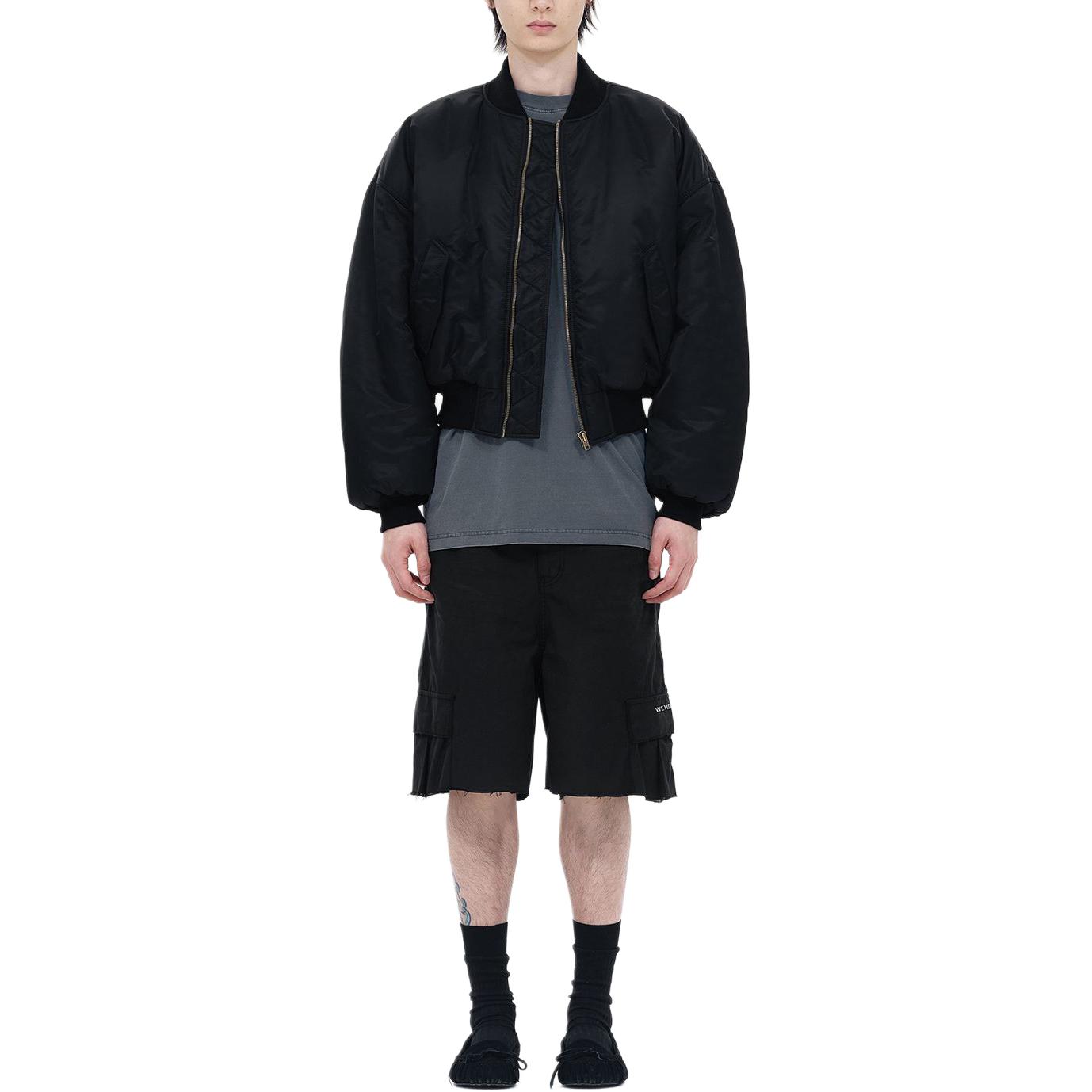 Shop WE11DONE SS24 花卉印花罗纹圆领T恤 男女同款 - 炭灰色 WD-TT0-24-710-U-CH