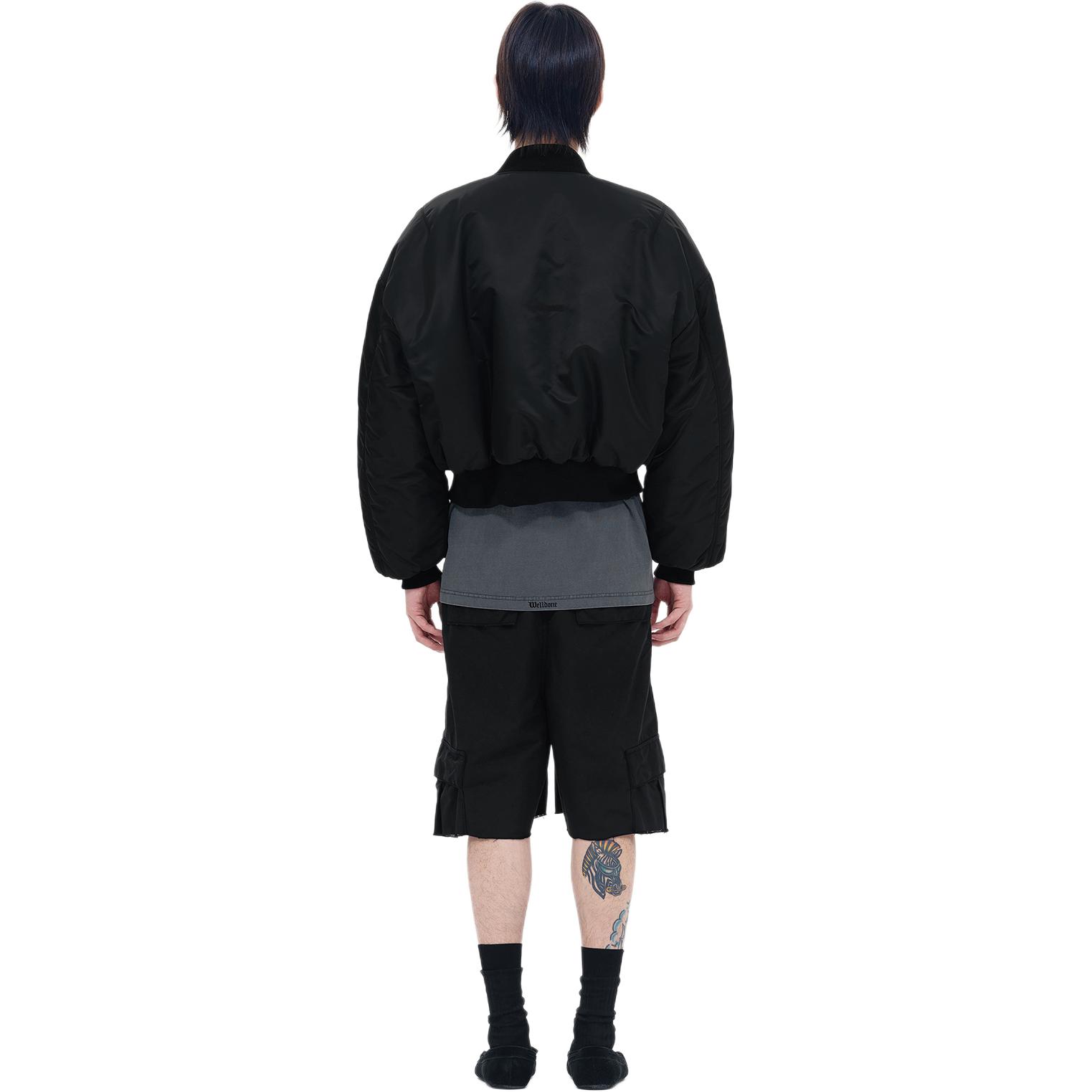 Purchase WE11DONE SS24 花卉印花罗纹圆领T恤 男女同款 - 炭灰色 WD-TT0-24-710-U-CH