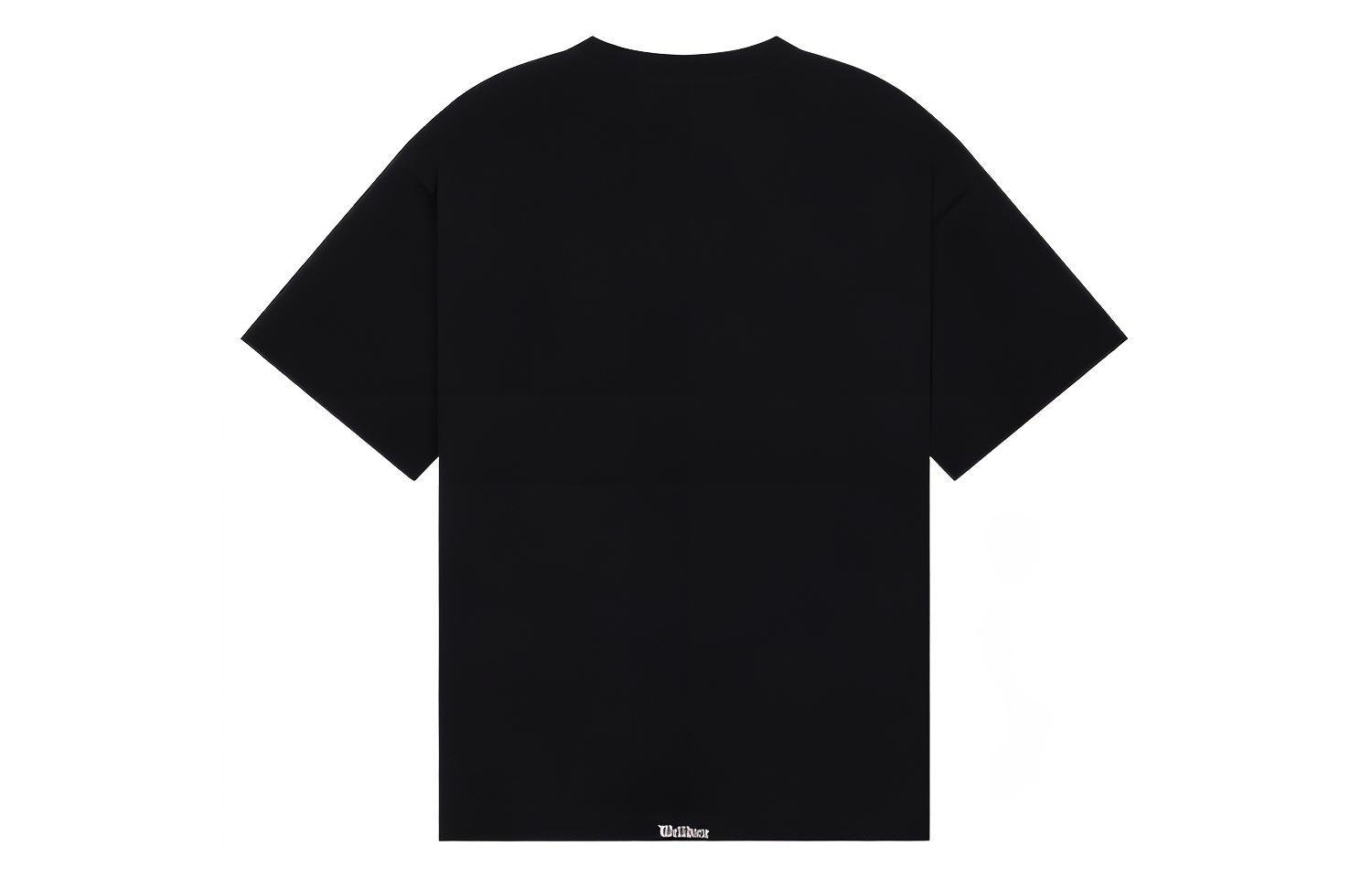 WE11DONE SS24 Gothic Logo Oversized Short Sleeve T-Shirt Unisex WD-TT0-24-899-U 圖 3