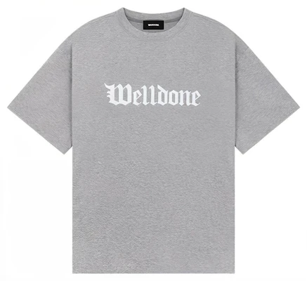 WE11DONE SS24 ゴシックロゴ オーバーサイズ ユニセックス Tシャツ 半袖 WD-TT0-24-899-U Shop WE11DONE SS24 ゴシックロゴ オーバーサイズ ユニセックス Tシャツ 半袖 WD-TT0-24-899-U