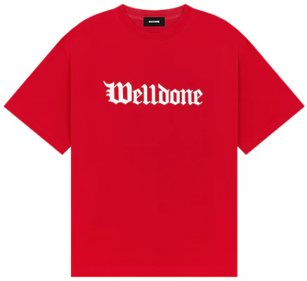 WE11DONE SS24 ゴシックロゴ オーバーサイズ ユニセックス Tシャツ 半袖 WD-TT0-24-899-U Details for WE11DONE SS24 ゴシックロゴ オーバーサイズ ユニセックス Tシャツ 半袖 WD-TT0-24-899-U
