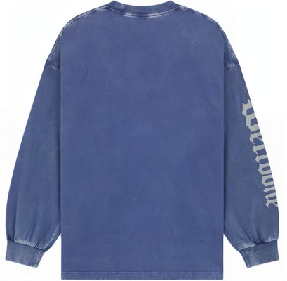 WE11DONE SS24 哥德印花洗色長袖T恤 紫色 男女款 WD-TT0-24-714-U-PP Lookbook WE11DONE SS24 哥德印花洗色長袖T恤 紫色 男女款 WD-TT0-24-714-U-PP