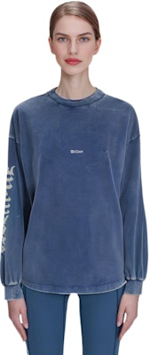 WE11DONE SS24 哥德印花洗色長袖T恤 紫色 男女款 WD-TT0-24-714-U-PP Sizing WE11DONE SS24 哥德印花洗色長袖T恤 紫色 男女款 WD-TT0-24-714-U-PP