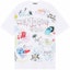 Order WE11DONE SS24 塗鴉Logo印花男女款白色圓領T恤 WD-TT1-24-729-U-WH
