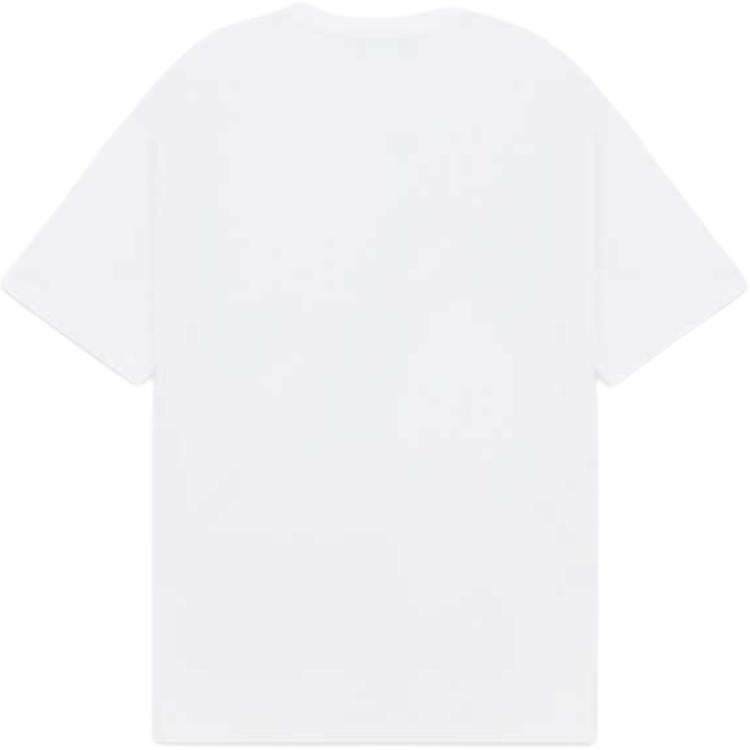 Lookbook WE11DONE SS24 塗鴉Logo印花男女款白色圓領T恤 WD-TT1-24-729-U-WH