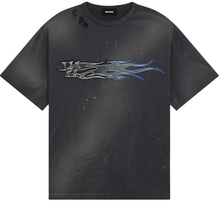 WE11DONE SS24 金属感水洗宽松圆领男女同款短袖T恤 深炭灰色. WD-TT0-24-751-U-CH Order WE11DONE SS24 金属感水洗宽松圆领男女同款短袖T恤 深炭灰色. WD-TT0-24-751-U-CH