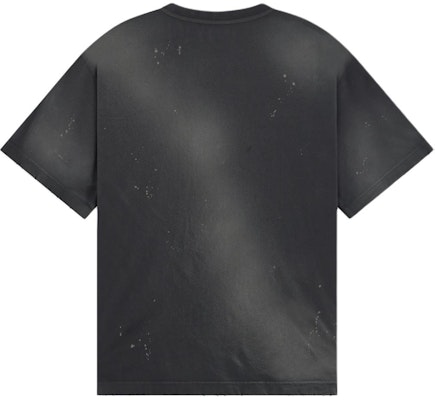 WE11DONE SS24 金属感水洗宽松圆领男女同款短袖T恤 深炭灰色. WD-TT0-24-751-U-CH Lookbook WE11DONE SS24 金属感水洗宽松圆领男女同款短袖T恤 深炭灰色. WD-TT0-24-751-U-CH