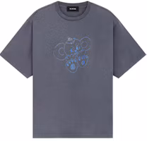Order WE11DONE SS24 怪物圖案男女同款T恤 - 炭灰色 WD-TT2-24-790-U-CH