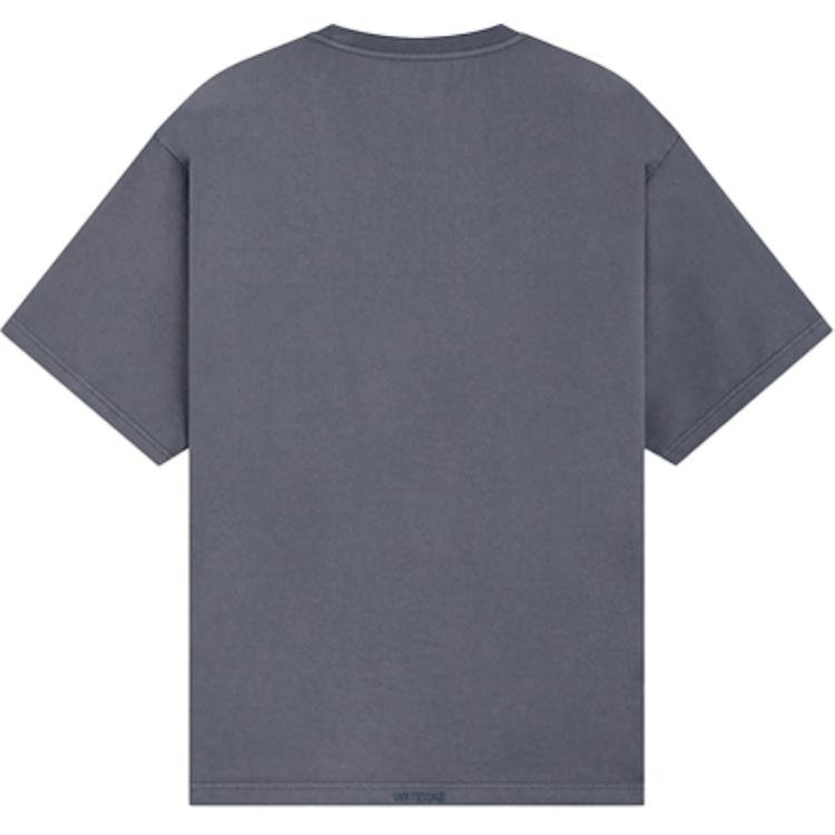Lookbook WE11DONE SS24 Monster Graphic Unisex T-Shirt in Charcoal Grey. WD-TT2-24-790-U-CH