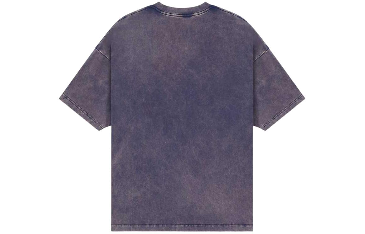 Lookbook WE11DONE SS24 Multi-Logo Print Oversized Purple Tee Unisex. WD-TT1-24-866-U-PP