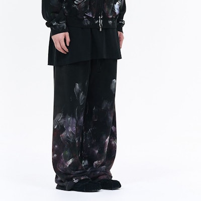 WE11DONE SS24 多彩中腰直筒針織運動長褲 男女款 黑色 WD-TA0-24-778-U-BK Details for WE11DONE SS24 多彩中腰直筒針織運動長褲 男女款 黑色 WD-TA0-24-778-U-BK