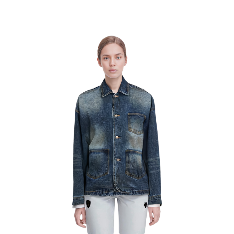 WE11DONE SS24 Oversized Drop Shoulder Denim Jacket Unisex Blue WD-DJ0-24-319-U-BL 圖 5