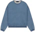 Order WE11DONE SS24 Oversized Logo Crewneck Long Sleeve Sweatshirt Unisex Blue. WD-TS0-24-788-U-BL