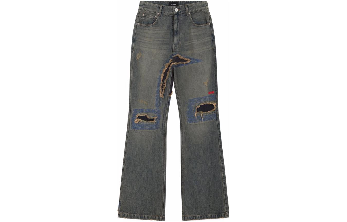 Order WE11DONE SS24 拼接水洗牛仔褲 藍色 WD-DP1-24-339-M-BL