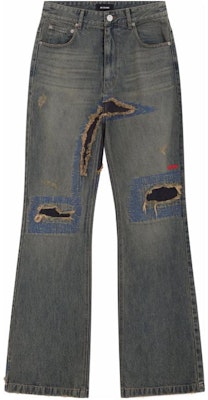 WE11DONE SS24 拼接水洗牛仔褲 藍色 WD-DP1-24-339-M-BL Order WE11DONE SS24 拼接水洗牛仔褲 藍色 WD-DP1-24-339-M-BL