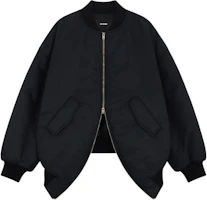 WE11DONE SS24 Unisex Oversized Double-Zip Jacket Black Long Sleeve. WD-JP0-24-117-U-BK WE11DONE SS24 Unisex Oversized Double-Zip Jacket Black Long Sleeve. WD-JP0-24-117-U-BK