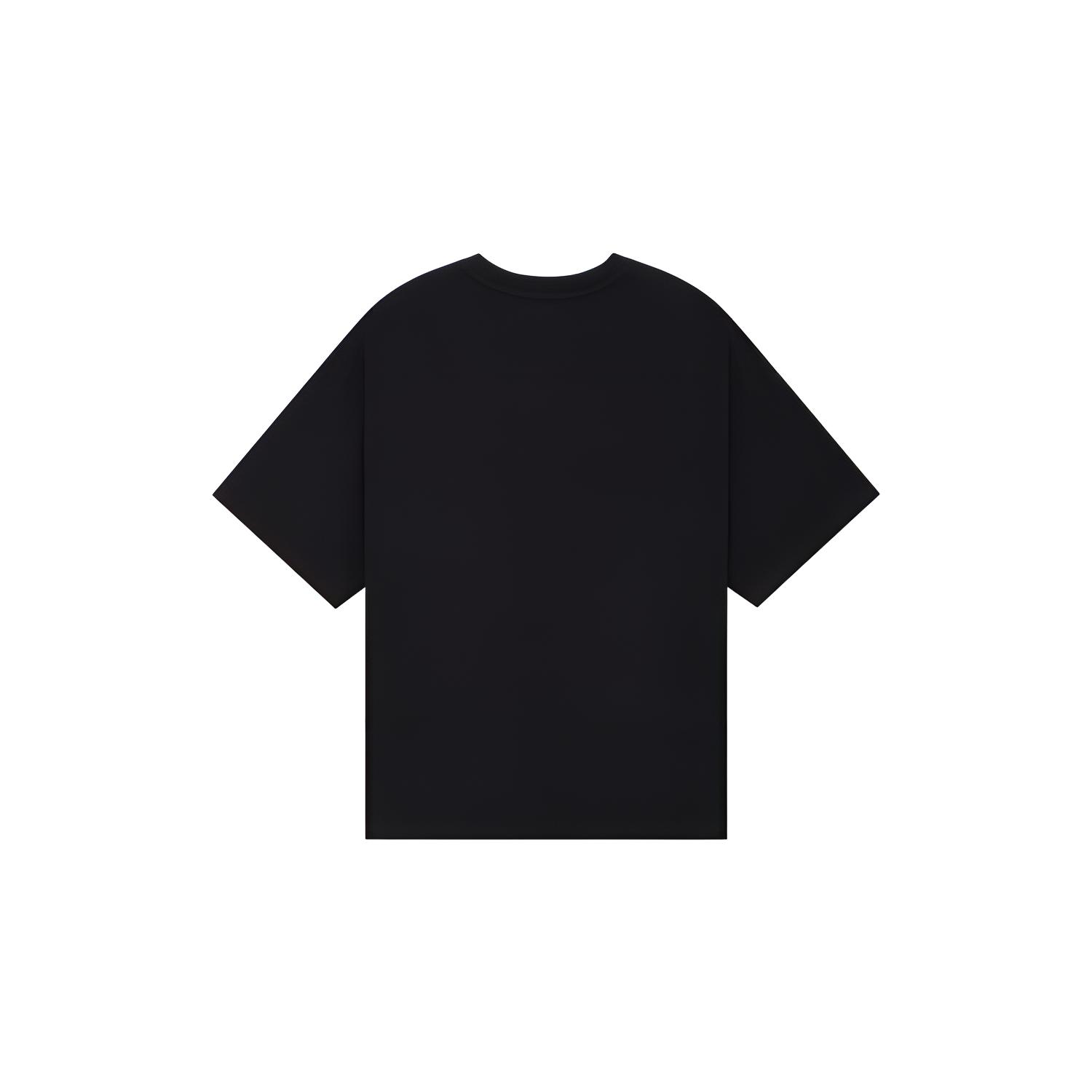 WE11DONE SS25 Pearl Logo Casual Unisex Black T-Shirt. WD-TT1-25-749-U-BK 圖 3